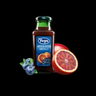 Włoski sok YOGA borówka-czerwona paomarańcza 0,2l