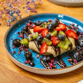 Naleśniki z kremem pistacjowym