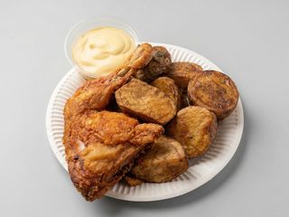 Zestaw obiadowy duży z sosem 