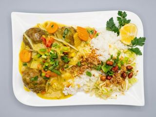 Kurczak w cieście curry