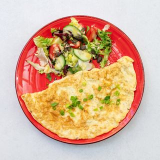 Omlet z serem i szynką