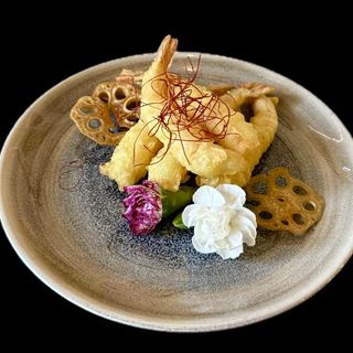 5 krewetek w tempurze