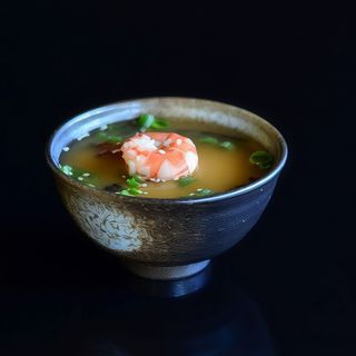 Miso z krewetką