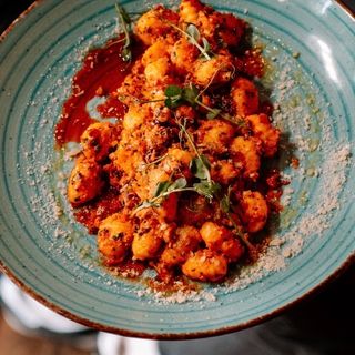 Gnocchi N’duja  e salsiccia