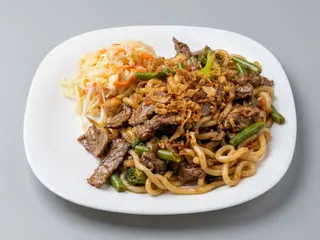 Makaron udon z krewetkami