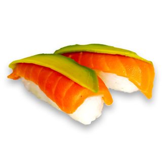 Nigiri łosoś z awokado 2szt
