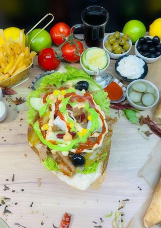 Kebab na Grubym Cieście Klasyczny duży