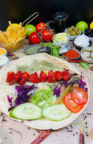 Szaszłyk Kurczak Wrap