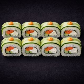 Philadelphia z łososiem w ogórku