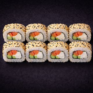 Philadelphia z łososiem w sezamie