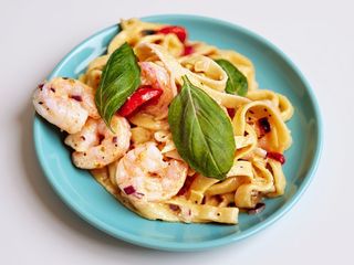 Tagliatelle Limoncello Gamberi