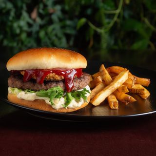 Burger Wegański z Białka Grochu