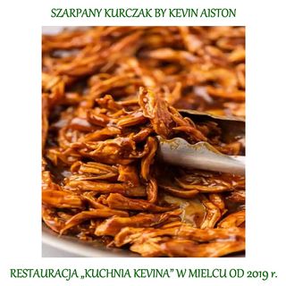 SZARPANY KURCZAK / IMBIR / BIAŁE SEZAMKI / GRUBE FRYTKI STEAKHOUSE / SURÓWKA / CEBULA PRAŻONA / SOS TERIYAKI.