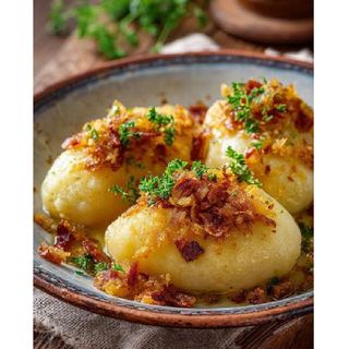 KARTACZE / WIEPRZOWINA / OMASTA Z BEKONEM I CEBULĄ / NATKA PIETRUSZKI