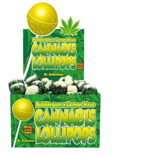 Lizak konopny Bubblegum x Lemon Haze