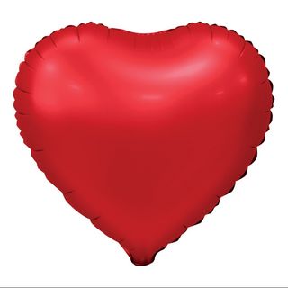 Balon czerwone serce z helem