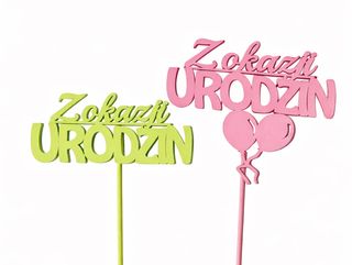 Toper na urodziny do bukietu