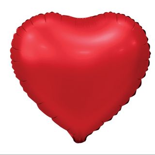 Balon czerwone serce z helem