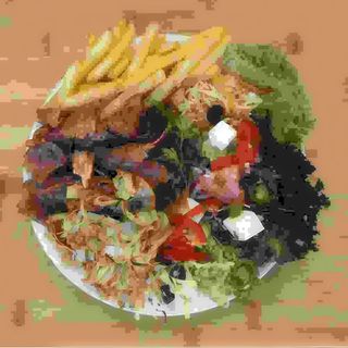 Talerz kebab bez frytek średni