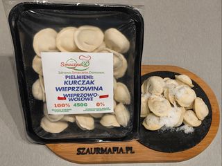 Pielmieni z wieprzowiną mrożone