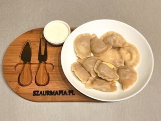 Pierogi Gotowane z ziemniakami i wątróbką