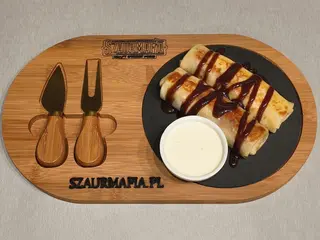 Naleśniki z twarogiem, ananasem i kokosem