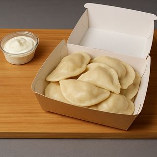 Pierogi z truskawkami Mrożone