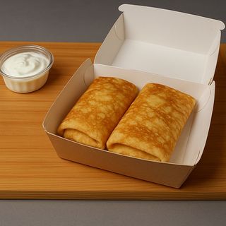 Naleśniki z kapustą i pieczarkami