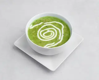 Mushroom palak soup