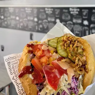 Cheese kebabburger