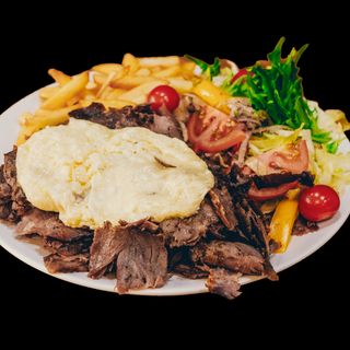 Talerz kebab z serem