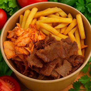 Kebab Box (frytki+Mięso)