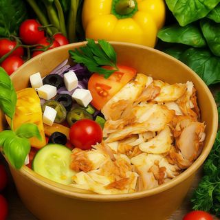 Kebab Box (surówka+mięso )