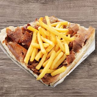Kebab w bułką amerykańska( średnia)