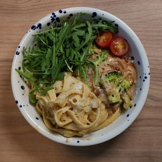 Makaron Tagiatelle z Kurczakiem