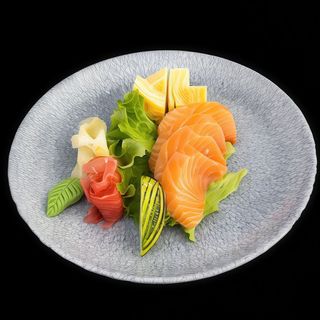 Sashimi z łososiem