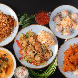 Krewetki w sosie teriyaki