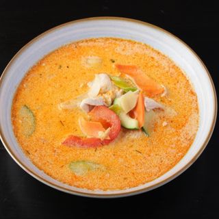 Thai curry zielony z krewetkami