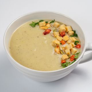 Krem z białych warzyw