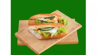 Bagietka z łososiem