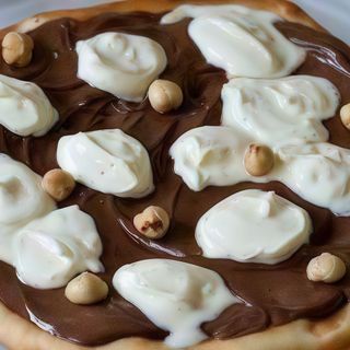 Nutella 42cm-pizza biała