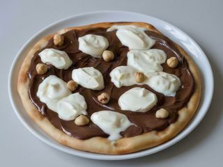 Nutella 42cm-pizza biała