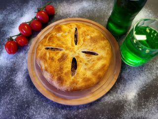 Chaczapuri  lobiani z czerwona fasola wege