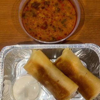 Zestaw zupa Charczo+naleśniki z miesem 3szt 