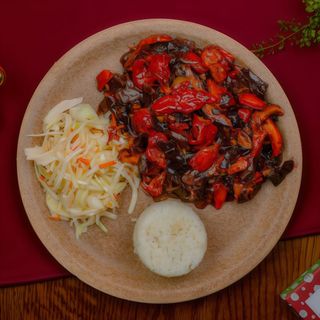 Kaczka z Grzybami Azjatyckimi