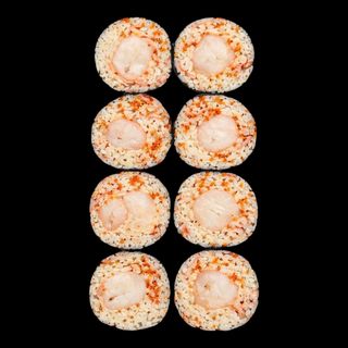 Maki bez ryżu z krewetkami