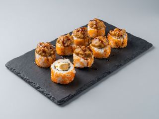 Pieczone z krewetkami