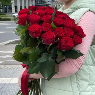 33 czerwonych róż