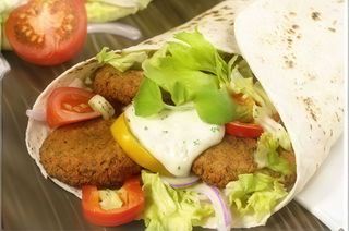 Falafel tortilla