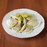 Pierogi z białym twarogiem